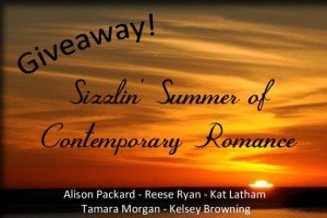 Sizzlin' Summer of Contemporary Romance Giveaway