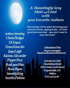 Hauntingly Sexy Meet and Greet -- Fayetteville, NC October 19, 2013