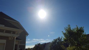 The sun returns to North Carolina.