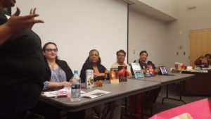 Christian fiction authors Summer Kinnard, Jacquelin Thomas, Michelle Stimpson and Cassandra Durham
