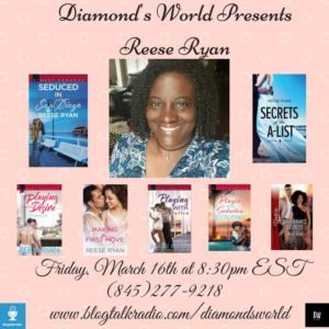 Join Reese Ryan for a live discussion about her Pleasure Cove and Bourbon Brothers series.