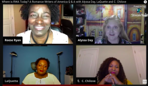 RWA Chat with Alyssa Day, LaQuette, and C. Chilove