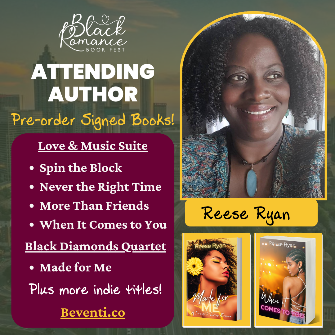 Reese Ryan is an attending author at Black Romance Book Fest 2026